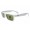 RayBan Sunglasses RB2143 Wayfarer White Frame Green Lens