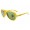 RayBan Sunglasses RB4125 Cats 5000 Shiny Yellow Frame Green Lens