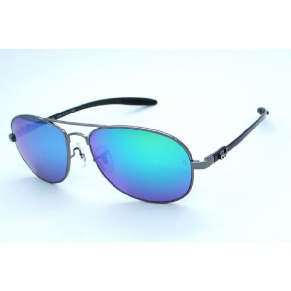 RayBan Sunglasses RB8301 Tech Gun Grey Frame Blue Lens