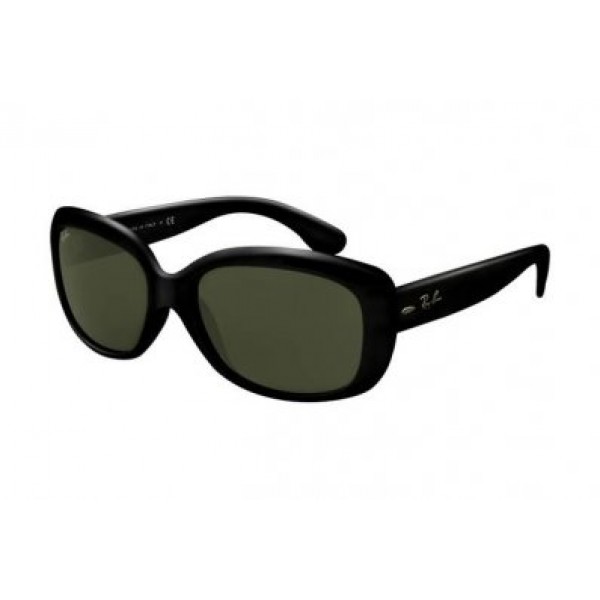 RayBan Sunglasses Jackie Ohh RB4101 Black Frame Crystal Green Lens AHX
