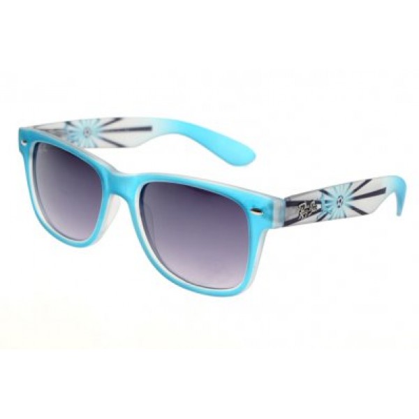 RayBan Sunglasses Wayfarer RB25081 Light Blue Frame APL