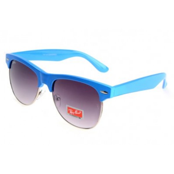 RayBan Sunglasses Clubmaster Color Fresh YH81061 Purple Blue
