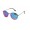 RayBan Sunglasses Icons Round Metal RB3447 Black Purple Flash